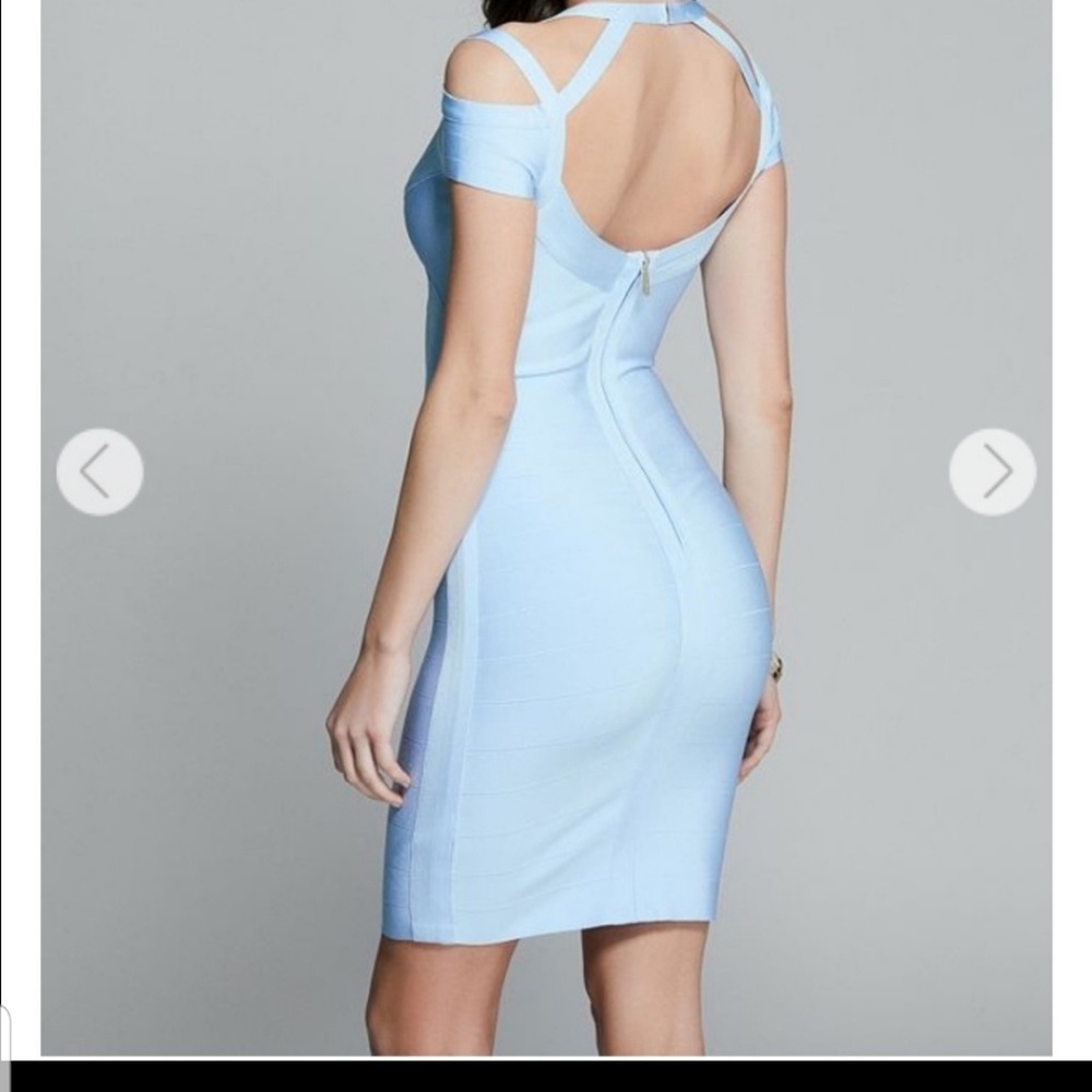 Marciano Blue Bandage Dress